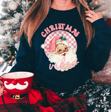 Load image into Gallery viewer, Retro Checkered Christmas Vibes-Pink
